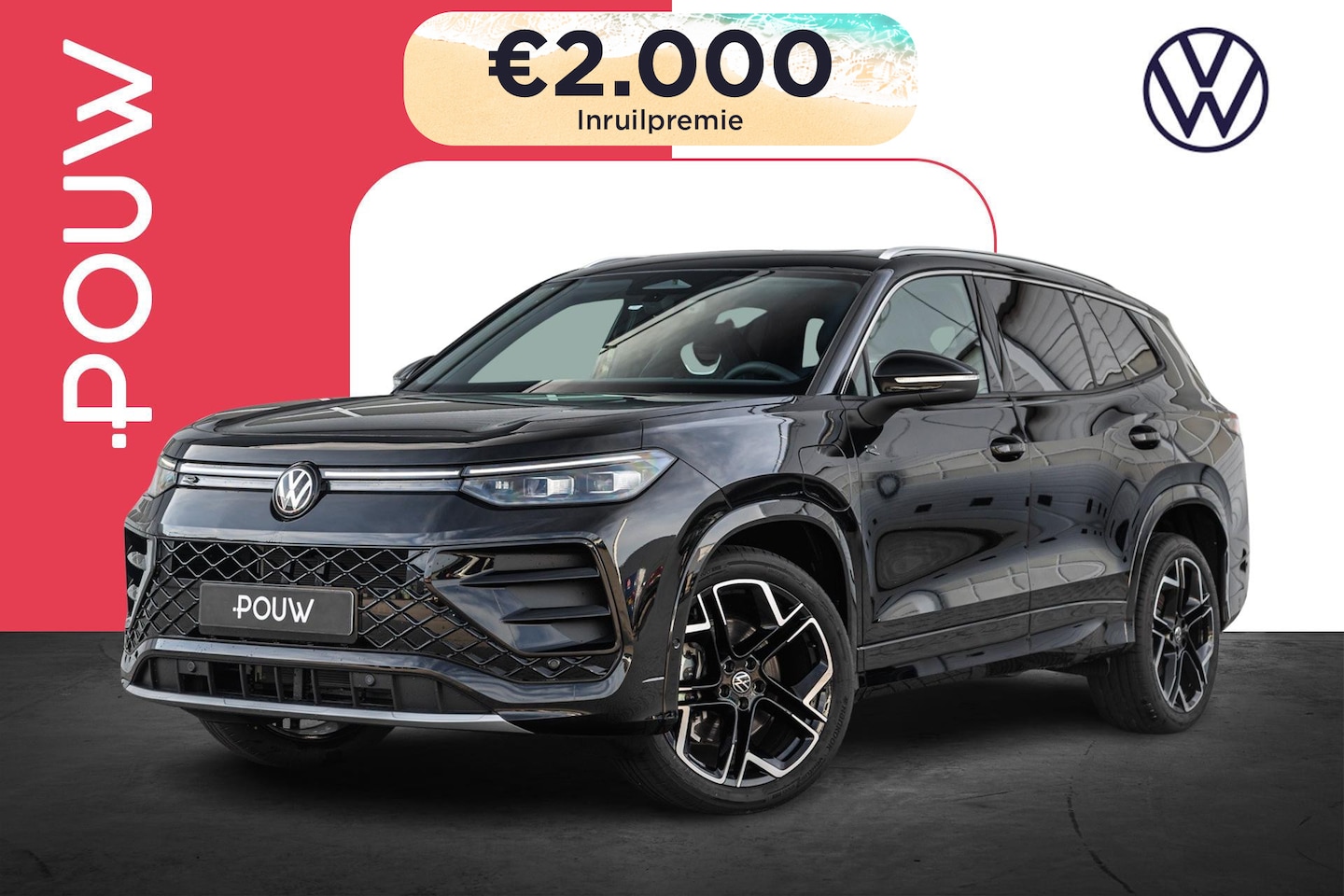 Volkswagen Tayron - 1.5 eHybrid 204pk DSG R-Line Edition | 360 camera | Trekhaak | Massage - AutoWereld.nl