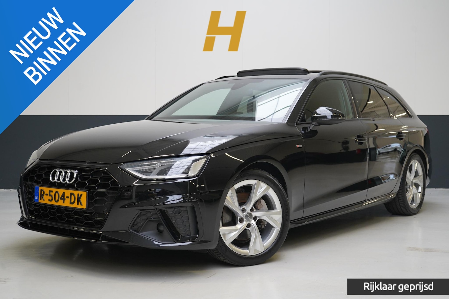 Audi A4 Avant - 40 TFSI S edition Competition | Zwart optiek | Panoramadak | Trekhaak | Adaptive | Carplay - AutoWereld.nl