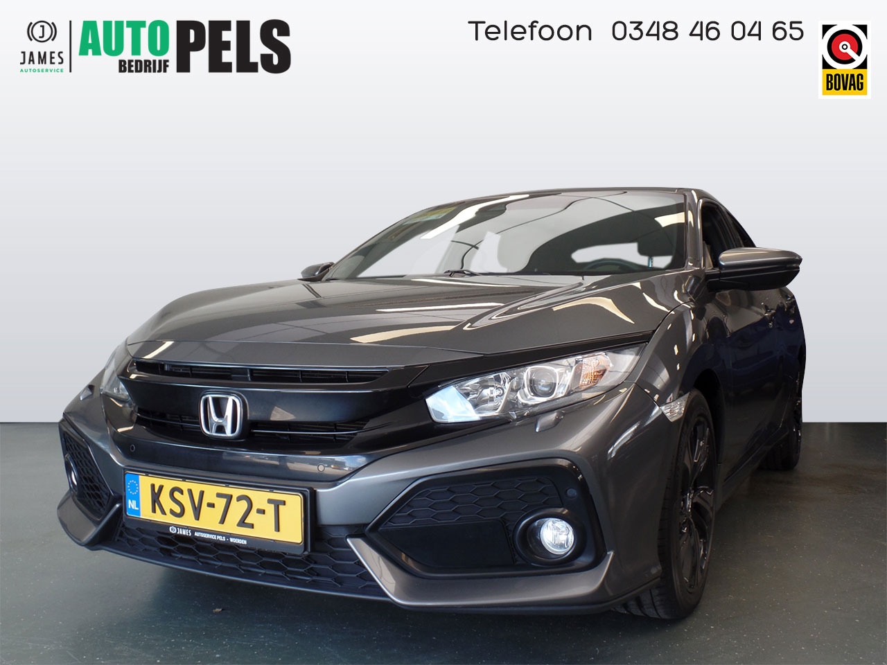 Honda Civic - 1.0 i-VTEC Elegance 1.0 i-VTEC 130pk Elegance, Nieuw model!!, Navigatie, Adaptive cruise controle, Achteruitri - AutoWereld.nl