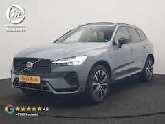 Volvo XC60 - T6 AWD Plus Dark LONG RANGE PHEV 350pk Dealer O.H. | Trekhaak Af Fabriek | Panodak | Adapt