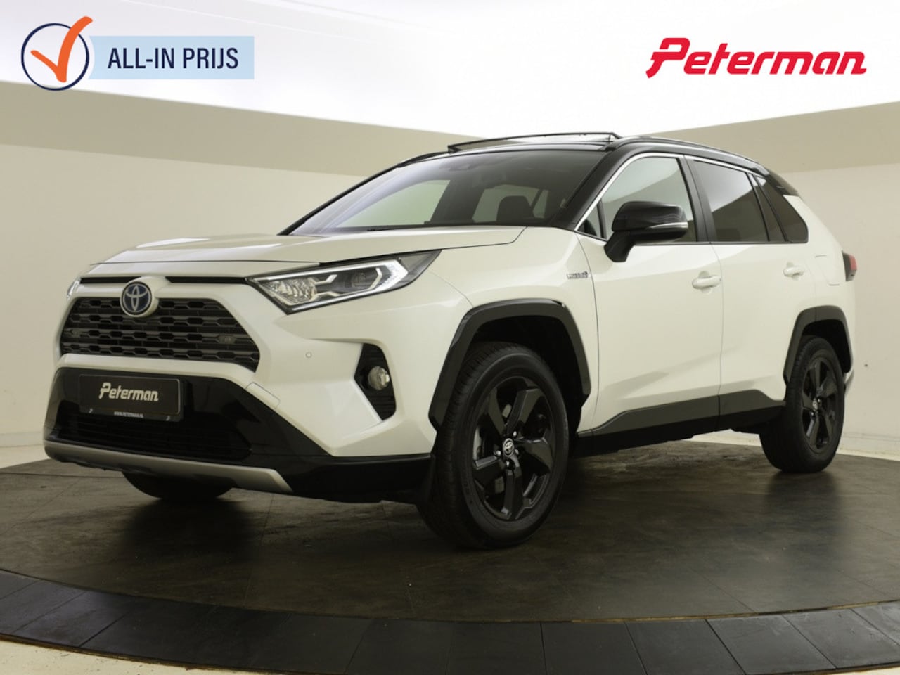 Toyota RAV4 - 2.5 Hybrid Bi-Tone | Schuif/kanteldak | Trekhaak | JBL | - AutoWereld.nl