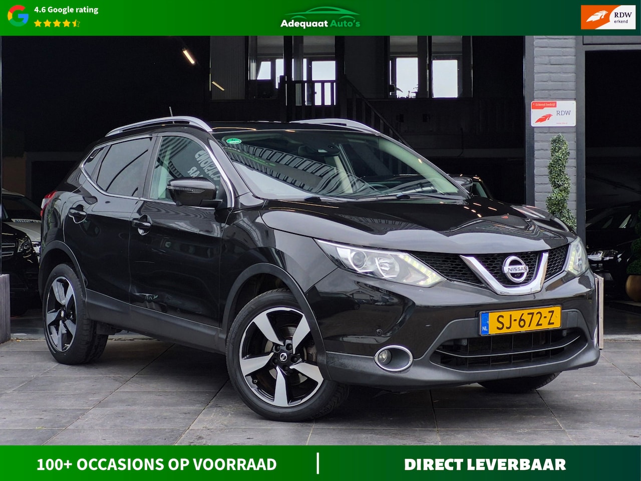 Nissan Qashqai - 1.2 Tekna|Airco|Panoramadak|Navi|PDC|6 bak - AutoWereld.nl