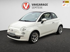 Fiat 500 C - 1.2 Lounge | Cabrio | Airco | Parkeer Sensoren Achterzijde | Half Lederen Bekleding | Mult