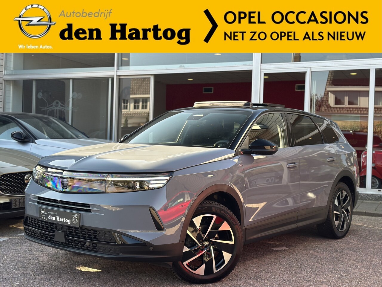 Opel Grandland - 1.2 Turbo Hybrid GS Vol Leder / Pano / ECC. - AutoWereld.nl