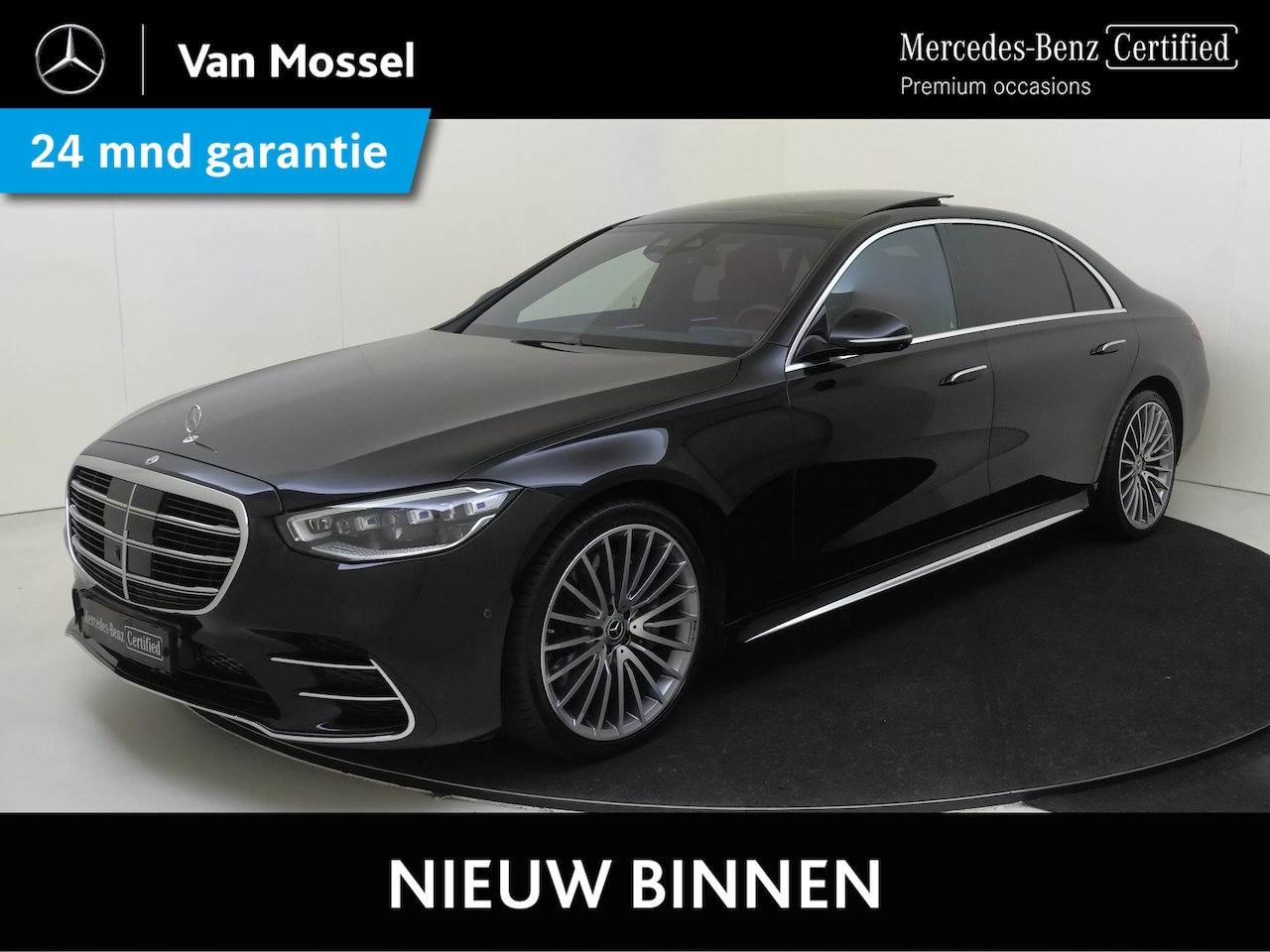 Mercedes-Benz S-klasse - 500 4MATIC Lang AMG Line / Premium Plus/ 21 inch/ Achterasbesturing/ Burmester 3D/ Rear Ex - AutoWereld.nl