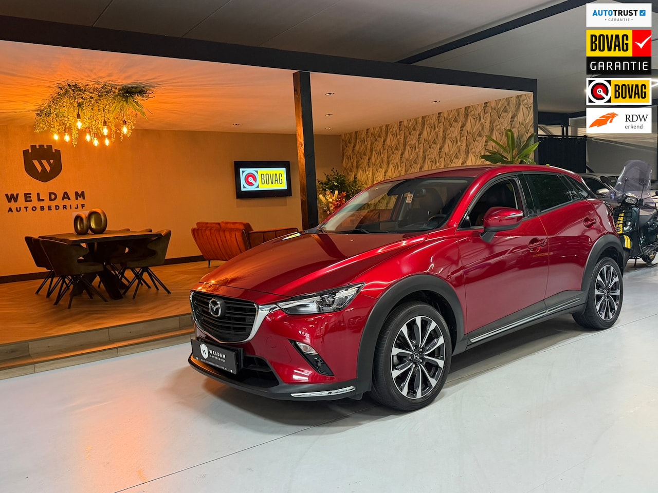 Mazda CX-3 - 2.0 SkyActiv-G 120 GT-M Garantie Automaat|Dealeronderhouden|Leder|18''|Xenon|Camera|CarPla - AutoWereld.nl