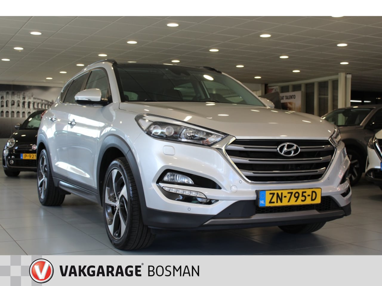 Hyundai Tucson - 1.6 T-GDi Premium/LEDER/PANO/TREKHAAK - AutoWereld.nl