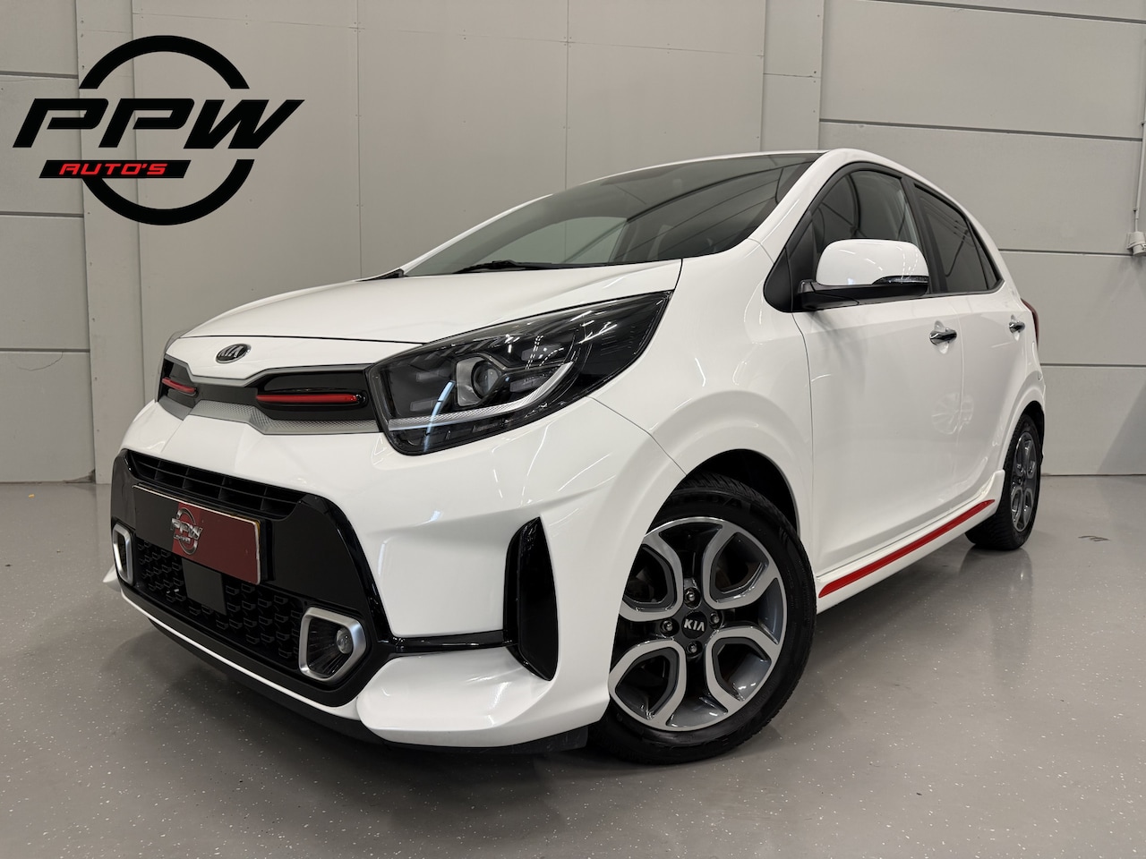 Kia Picanto - 1.0 DPi GT-Line LED/TWO-TONE LEER/CAMERA/CARPLAY/NAVI/KEYLESS/CRUISE/SIDE-SKIRTS/PRIVACY/L - AutoWereld.nl