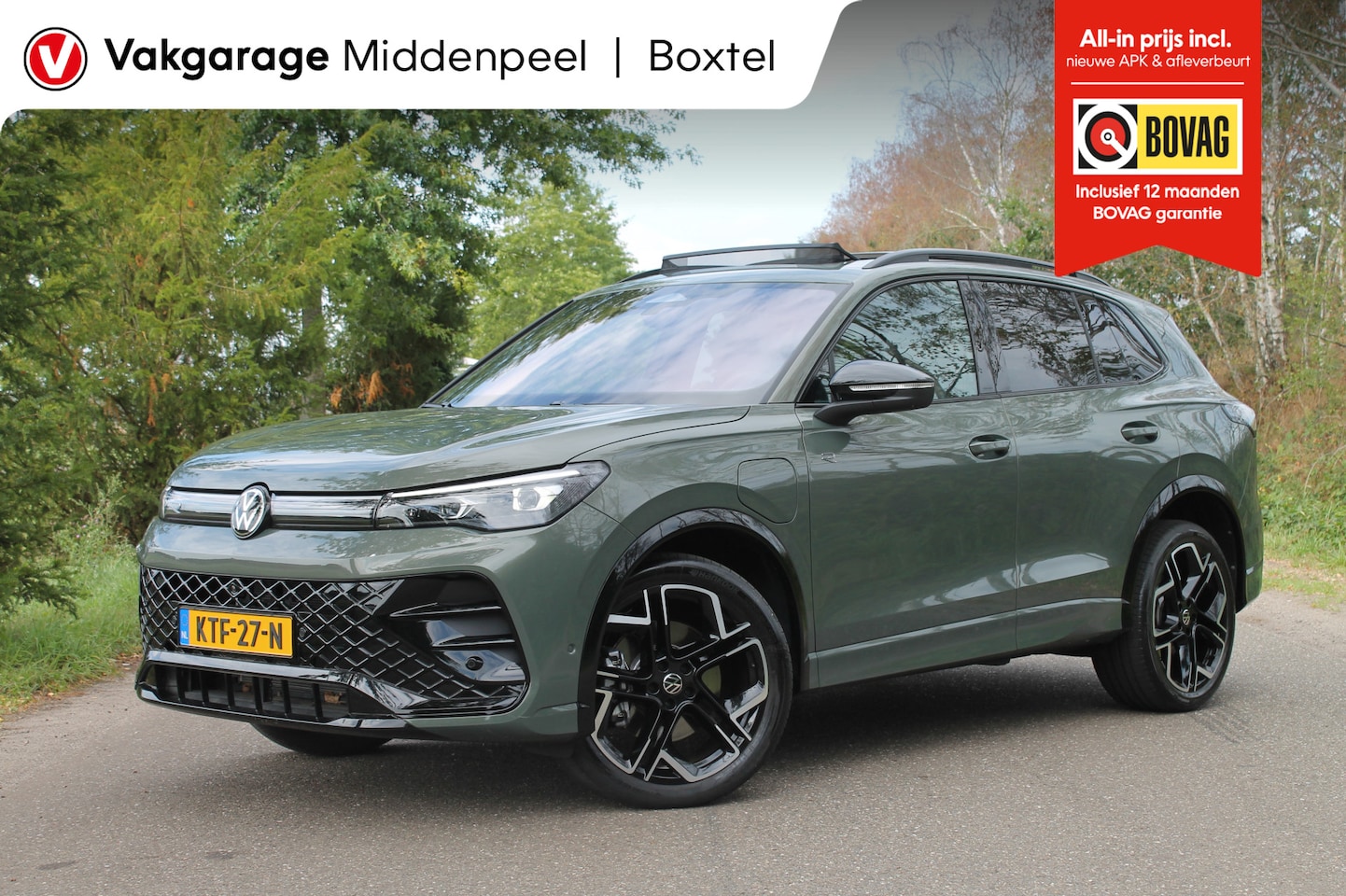 Volkswagen Tiguan - 1.5 eHybrid R-Line Business | IQ | Pano | Trekhaak | 360° cam - AutoWereld.nl