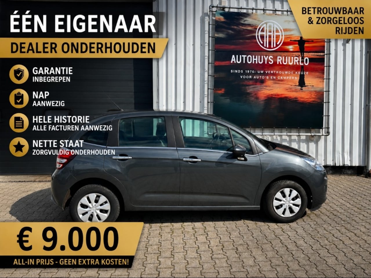 Citroën C3 - NIEUW STAAT ! 1ste eigenaar !!!GARANTIE 30 per maand ! 1op 25 verbruik!!! Zondag op afspra - AutoWereld.nl