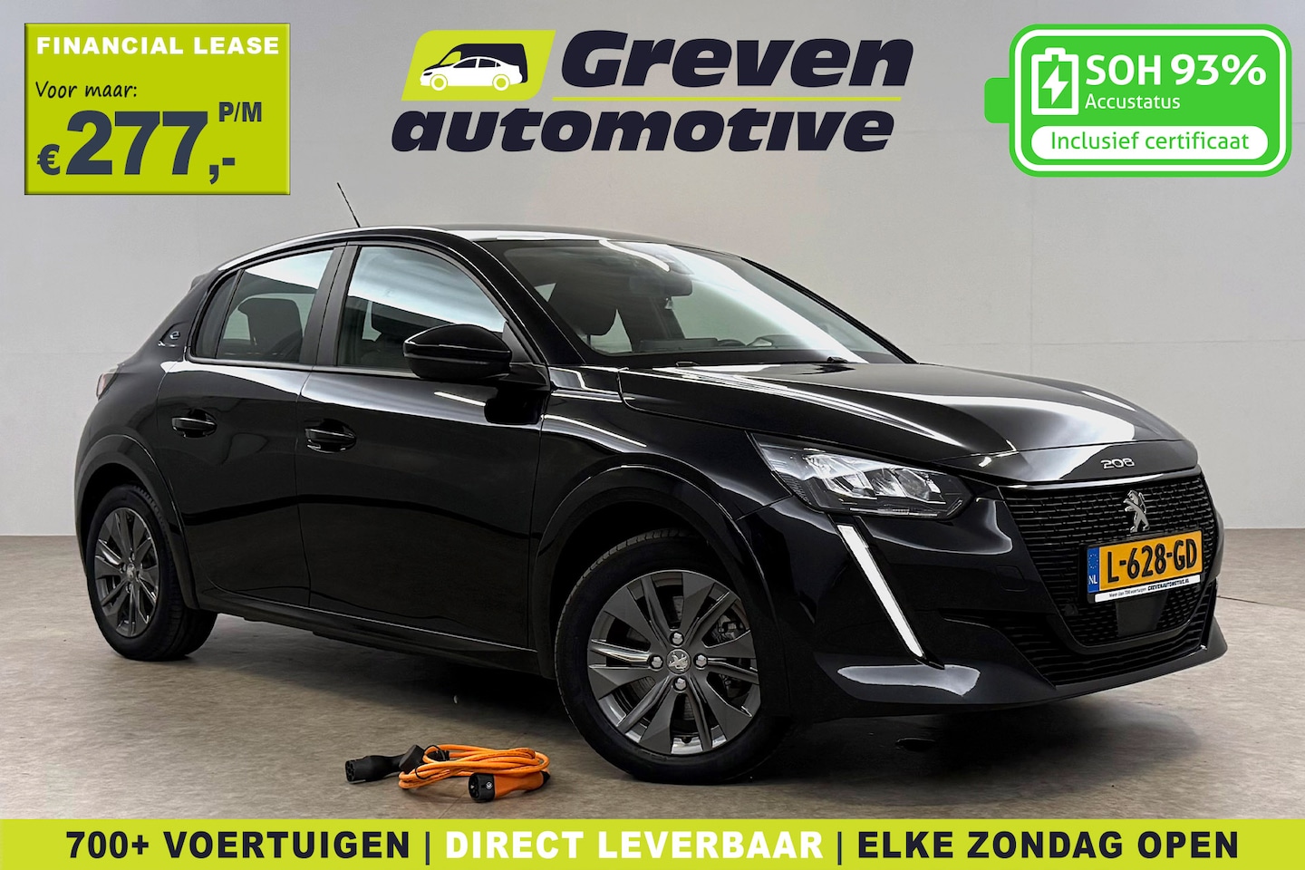 Peugeot e-208 - EV Active Pack 50 kWh | Snelladen | SOH 93% | Clima | Cruise | Carplay | LED | NAP - AutoWereld.nl