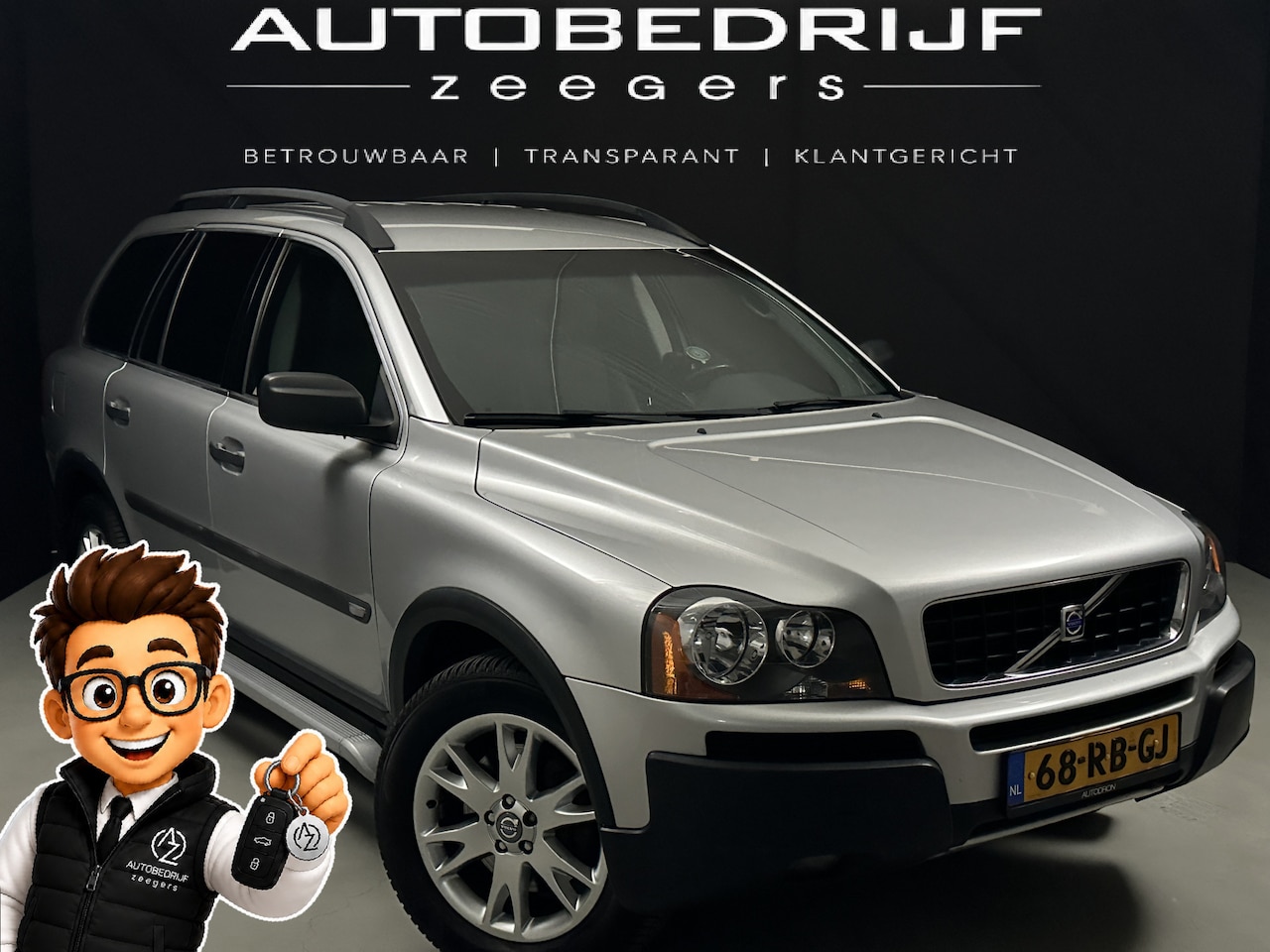 Volvo XC90 - 2.5 T 5 Cilinder Kinetic *7p*Handgeschakeld*Zeer goed onderhouden* - AutoWereld.nl