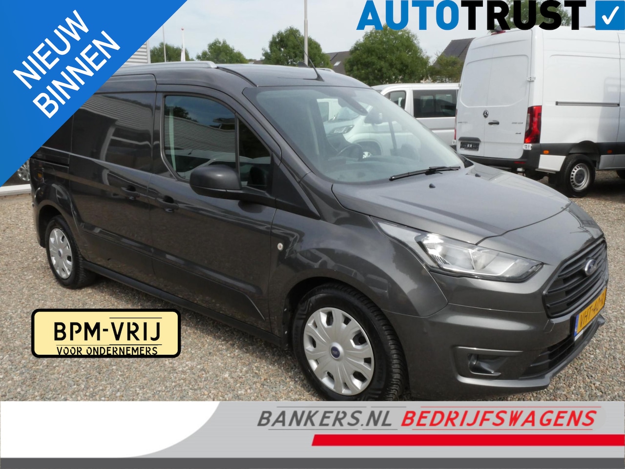 Ford Transit Connect - 1.0 Ecoboost 100PK L2 Benzine Airco 3-Zits - AutoWereld.nl