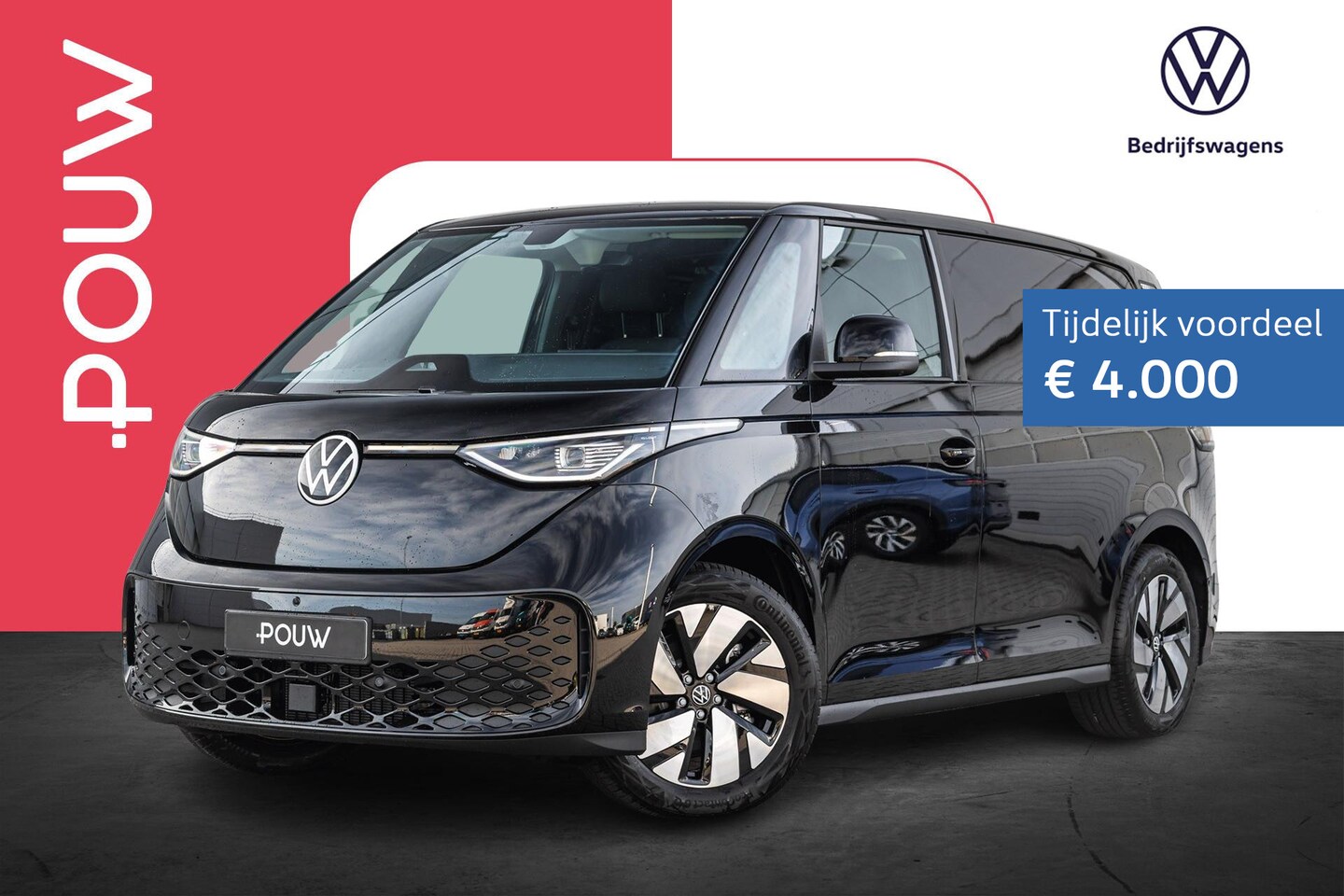 Volkswagen ID. Buzz Cargo - 286pk Bulli Edition 79 kWh | Climate Control | Trekhaak Wegklapbaar - AutoWereld.nl