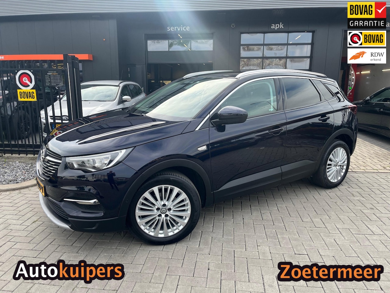 Opel Grandland X - 1.2 Turbo Business Executive 1.2 Turbo Business Executive, navi, camera, carplay - AutoWereld.nl