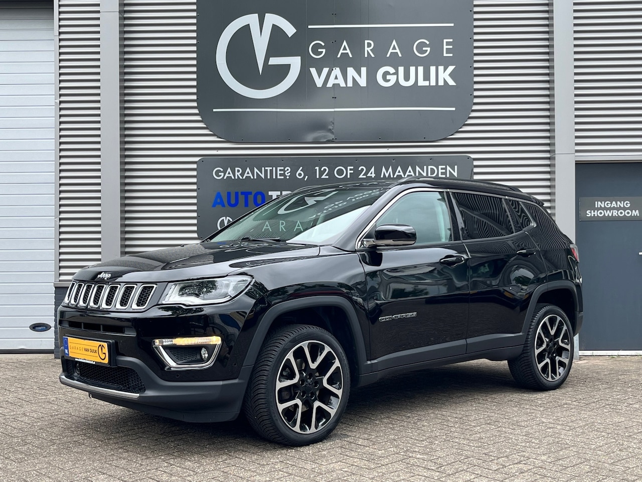 Jeep Compass - 1.4 170PK Limited 4x4 Automaat Panoramadak,Navi,Clima,Cruise,Camera,KeylessEntry+Go,Leder/ - AutoWereld.nl