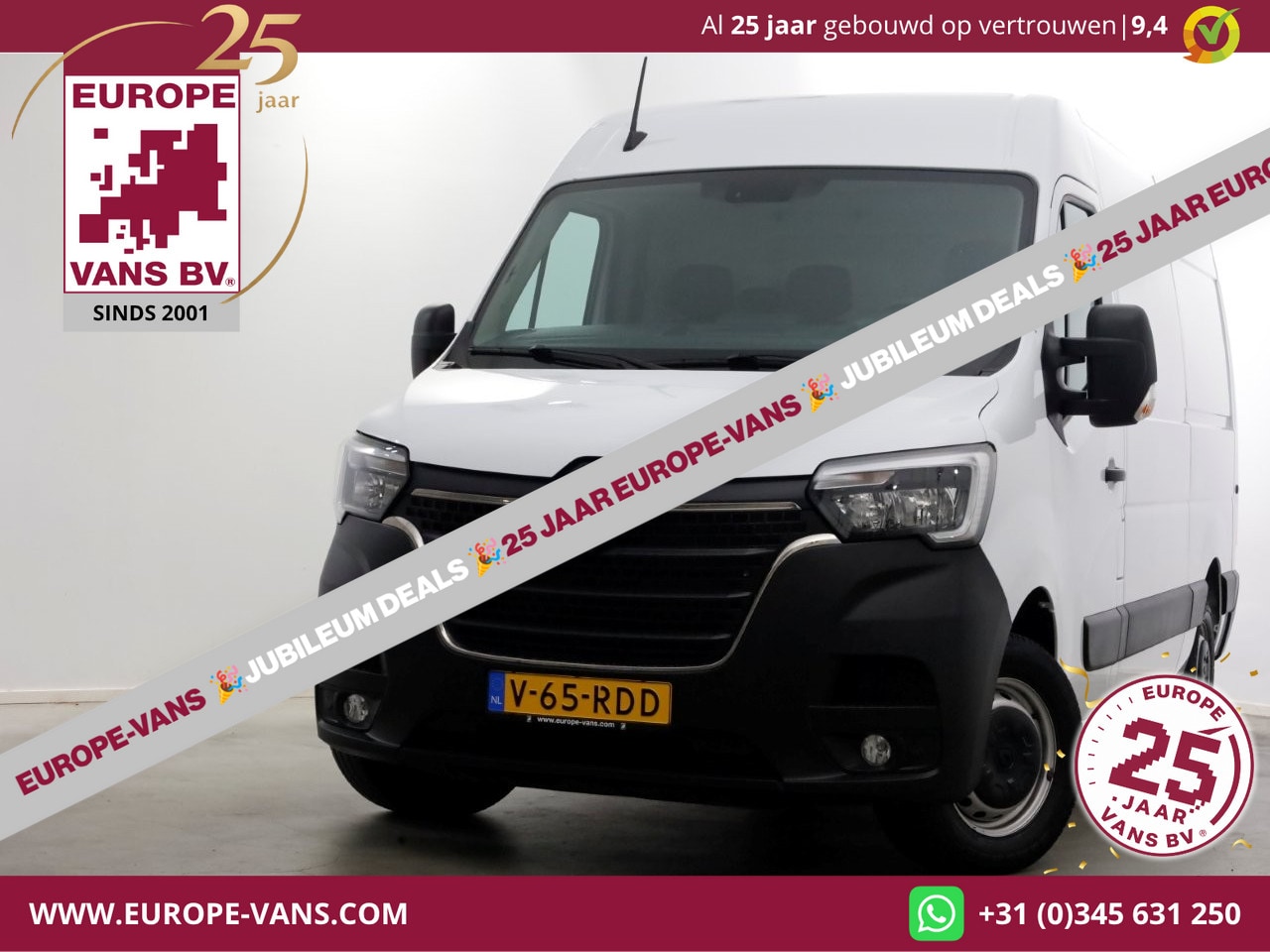 Renault Master - T33 2.3 dCi 135pk L2H2 Comfort Airco/Cruise Control 04-2024 - AutoWereld.nl