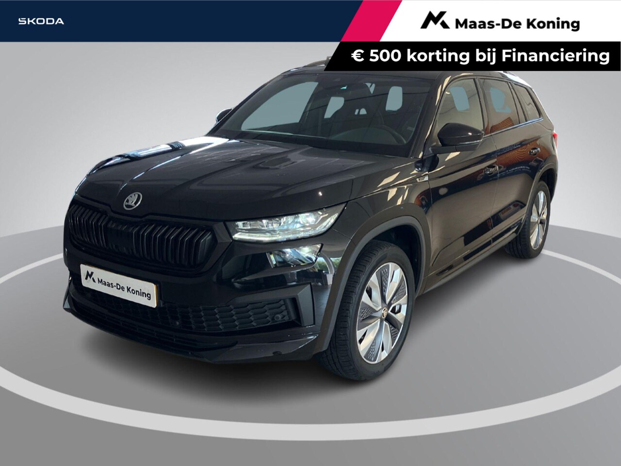 Skoda Kodiaq - 1.5TSI/150PK Sportline Business 7p. DSG · Panoramadak · Camera · Leder/Alcantara · Apple/A - AutoWereld.nl