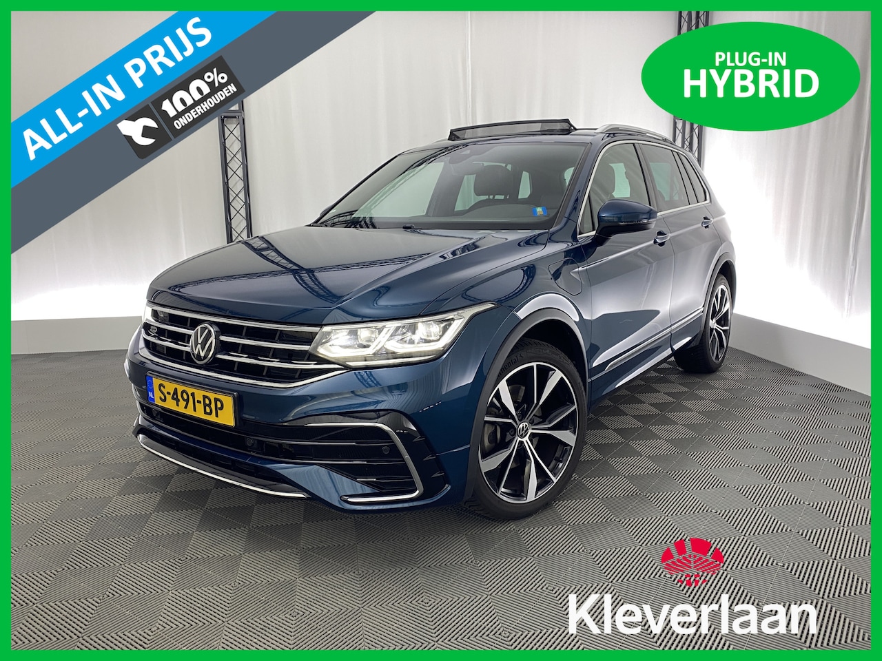 Volkswagen Tiguan - 1.4 TSI eHybrid R-Line Business+ | Apple carplay | Panodak | Trekhaak | Navi | IQ Light | - AutoWereld.nl