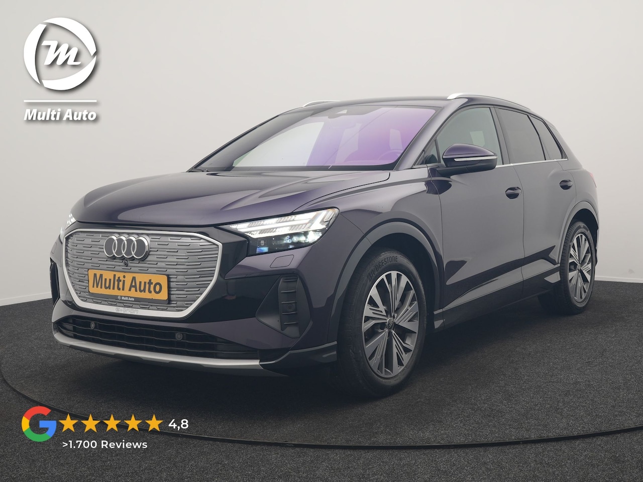 Audi Q4 e-tron - 40 S edition 82 kWh 204pk Dealer O.H. | Adaptive Cruise | Head Up | Camera | Lederen Sport - AutoWereld.nl