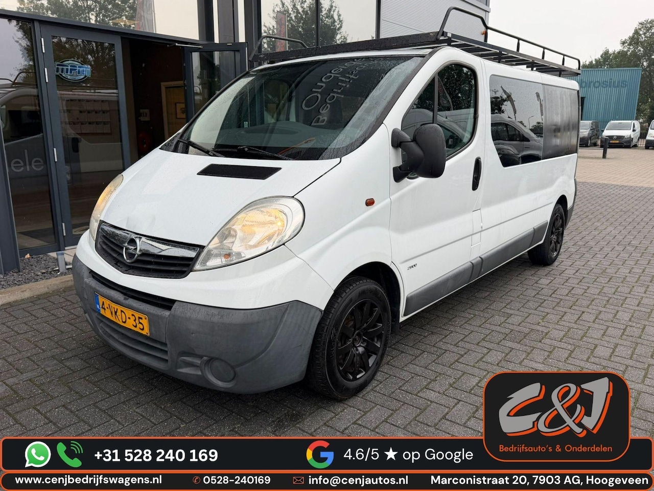 Opel Vivaro - 2.0 CDTI L2H1 DC abs storing ; airco l trekhaak l MARGE - AutoWereld.nl