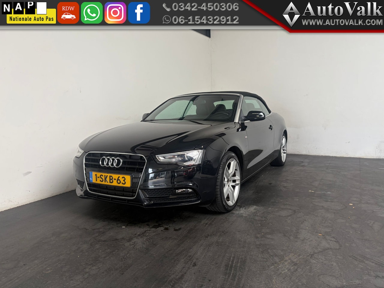 Audi A5 Cabriolet - 1.8 TFSI Pro Line S 1.8 TFSI Pro Line S. Schade! - AutoWereld.nl