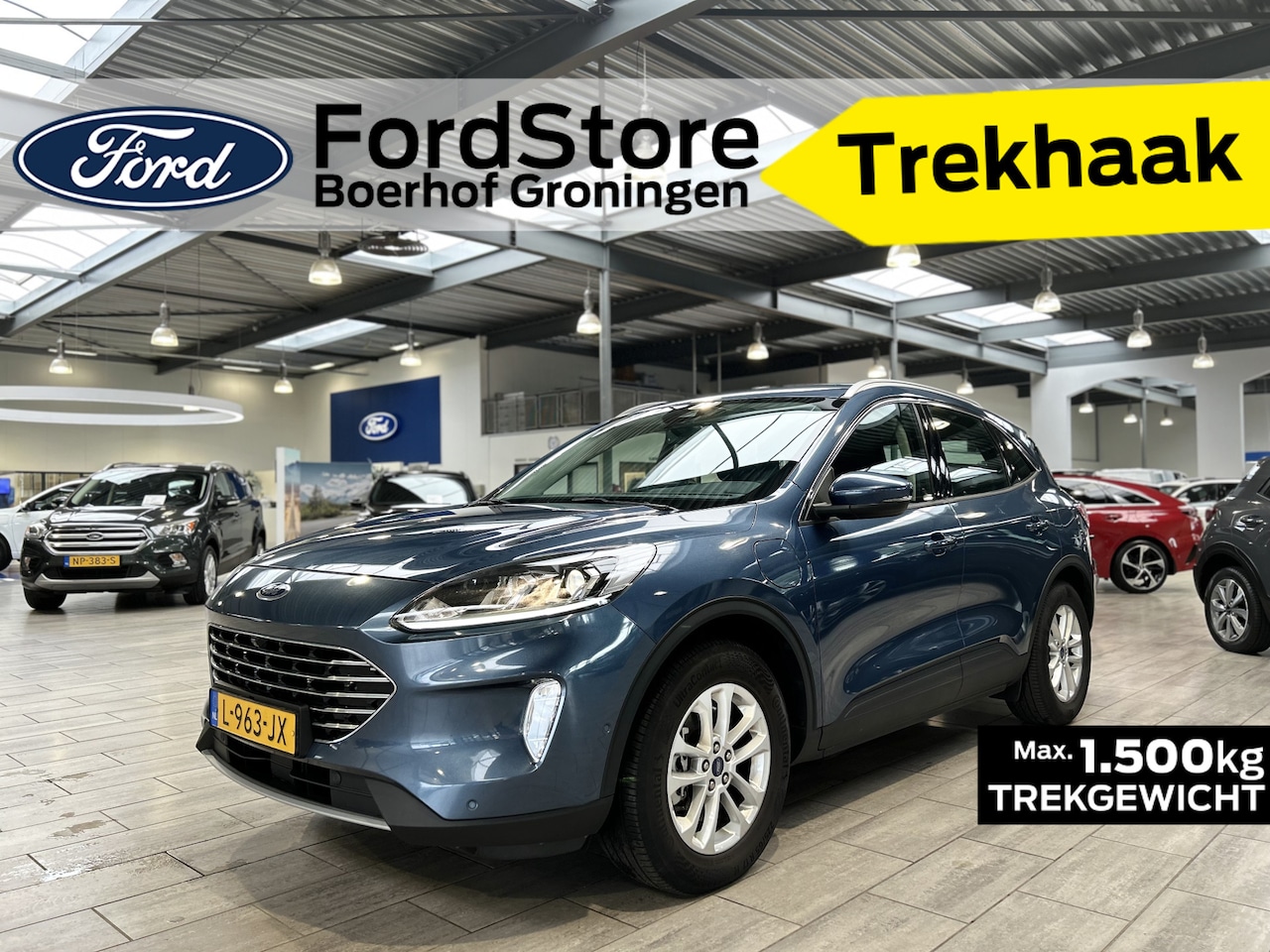 Ford Kuga - 2.5 PHEV 225pk Titanium | Trekhaak | Winter Pack | Adapt. cruise | 2x Camera | 100% dealer - AutoWereld.nl