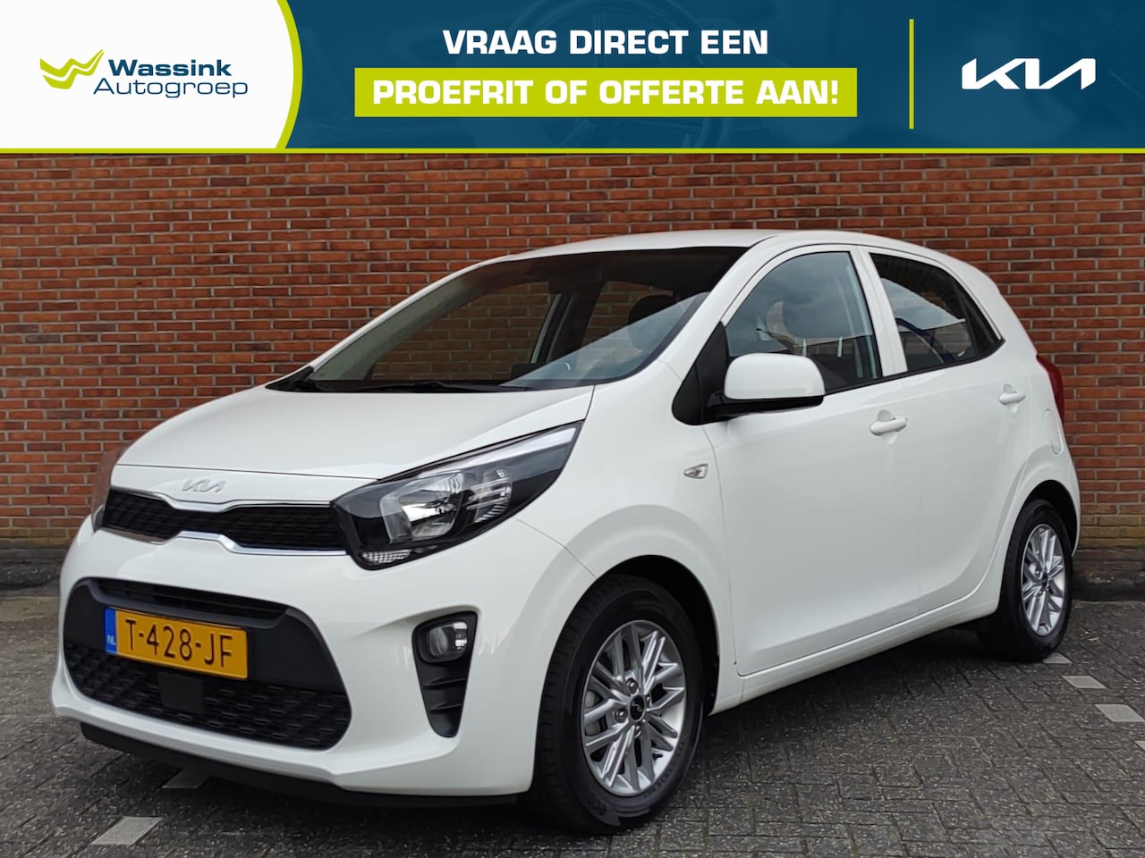 Kia Picanto - 1.0 DPi DynamicLine Navigatie via app | Cruise control | Parkeer camera | Airconditioning - AutoWereld.nl