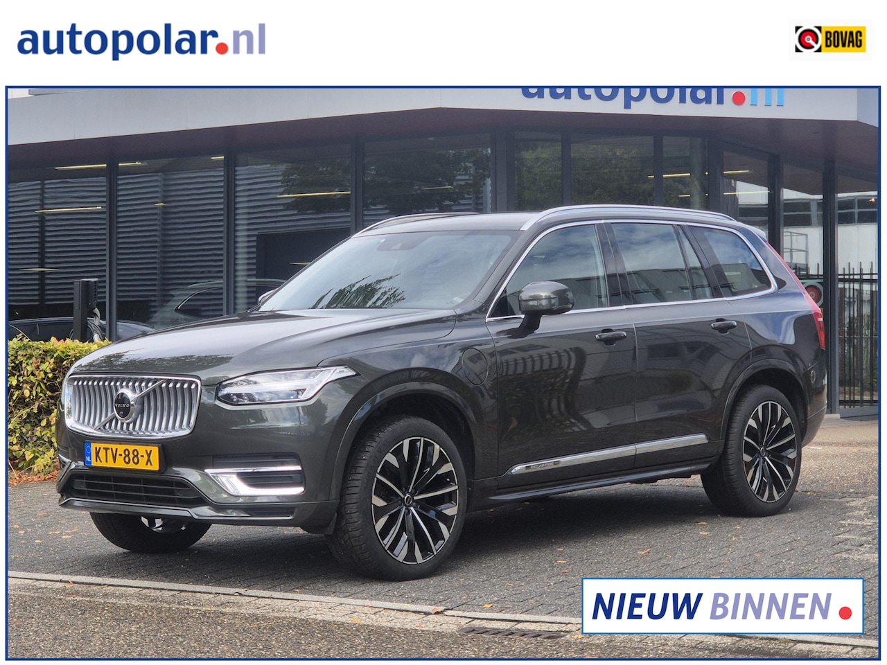Volvo XC90 - 2.0 T8 Recharge AWD Inscription Expression LongRange/21Inch/360Cam/Adaptive/BLIS etc. - AutoWereld.nl