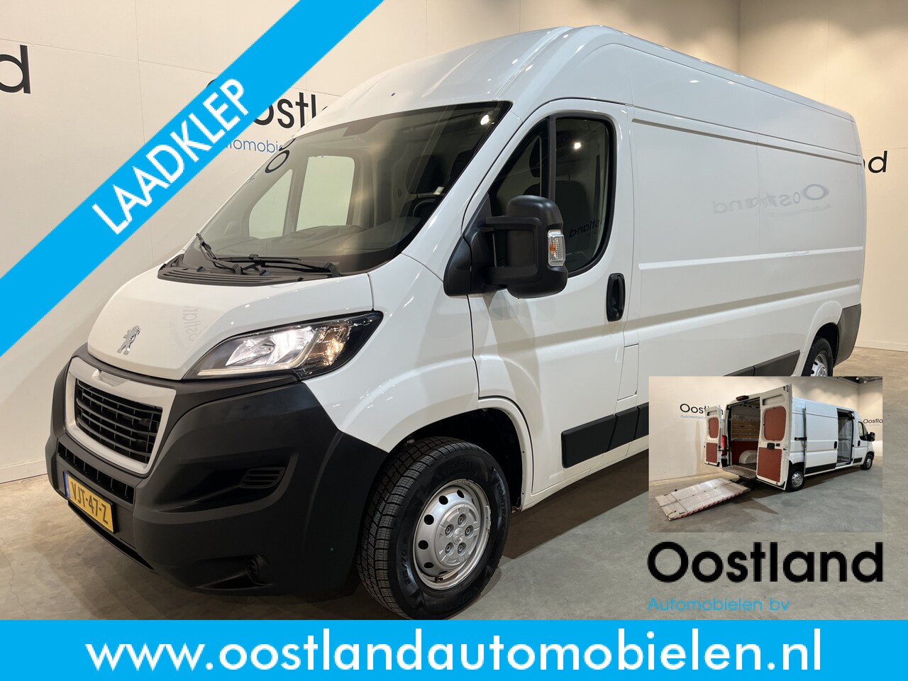 Peugeot Boxer - 335 2.2 BlueHDi 140 PK L3H2 Premium / Dhollandia Laadklep / Euro 6 / Airco / Camera / Crui - AutoWereld.nl