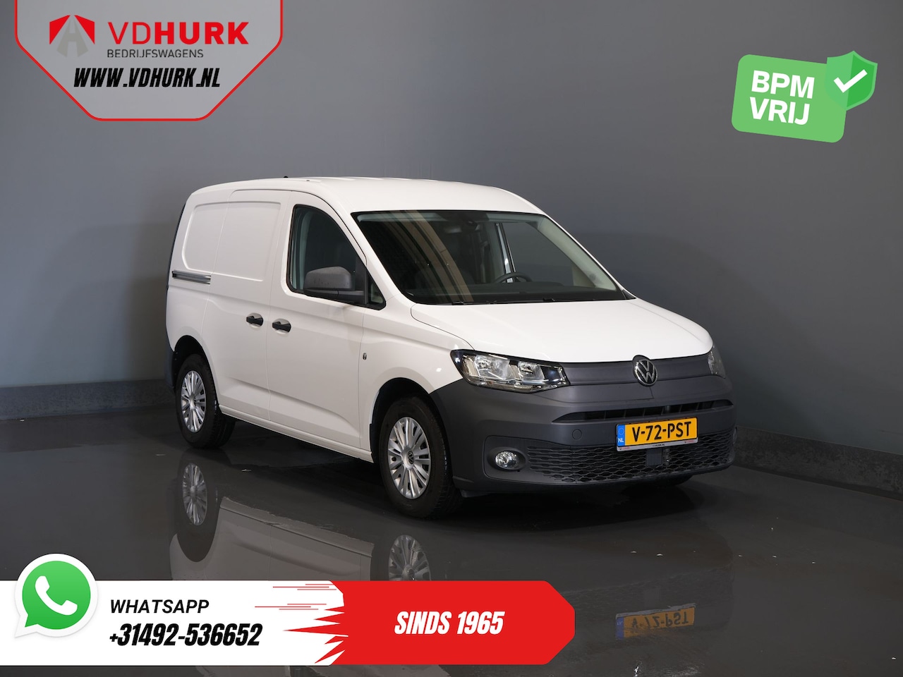 Volkswagen Caddy Cargo - 2.0 TDI 100 pk Omvormer/ Sortimo/ Cruise/ Airco/ DAB - AutoWereld.nl