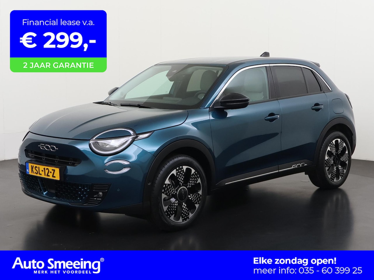 Fiat 600 - 1.2 Hybrid La Prima | Leder | Camera | Adaptive cruise | Zondag open! - AutoWereld.nl