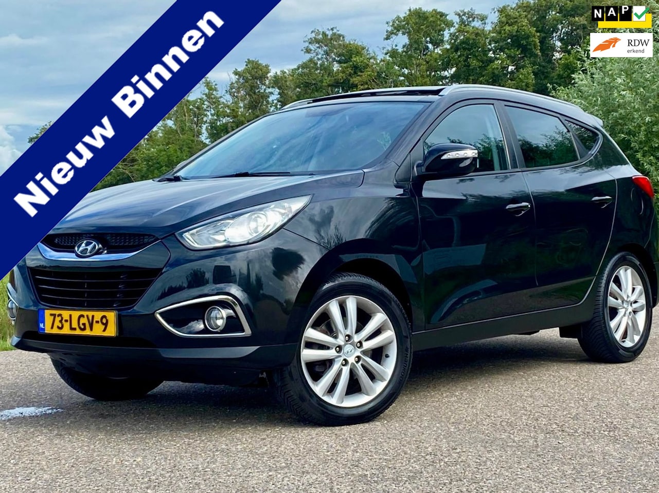 Hyundai ix35 - 2.0i i-Catcher 5DRS NAVI PANORAMADAK CAMERA Leder_INT Stoel-verwarming - AutoWereld.nl