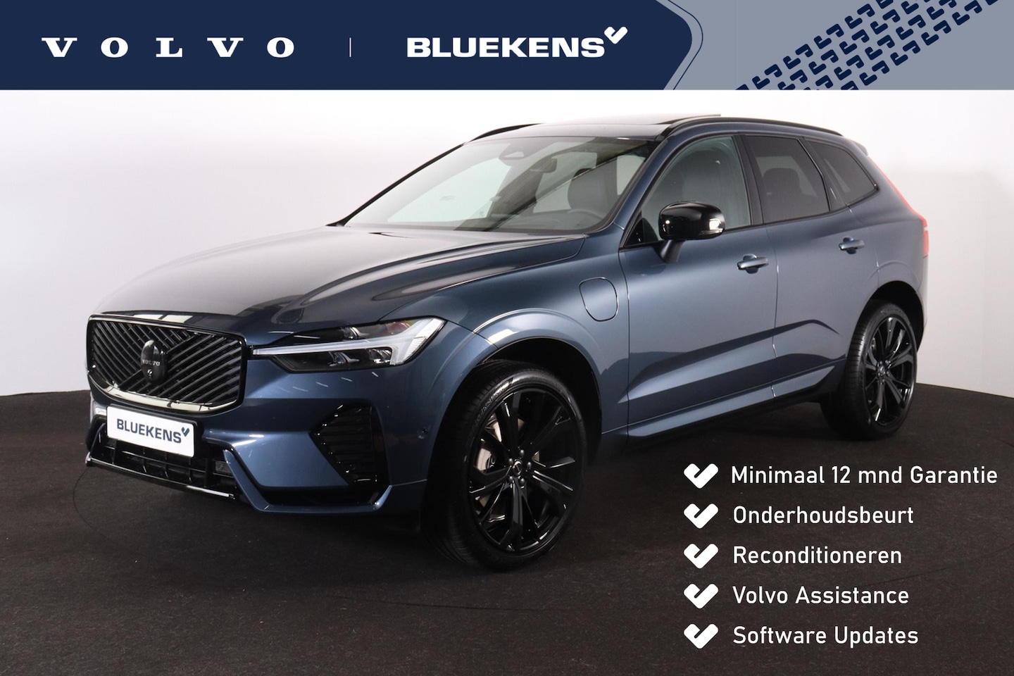 Volvo XC60 - T6 Recharge AWD Plus Black Edition - Panorama/schuifdak - IntelliSafe Assist & Surround - - AutoWereld.nl