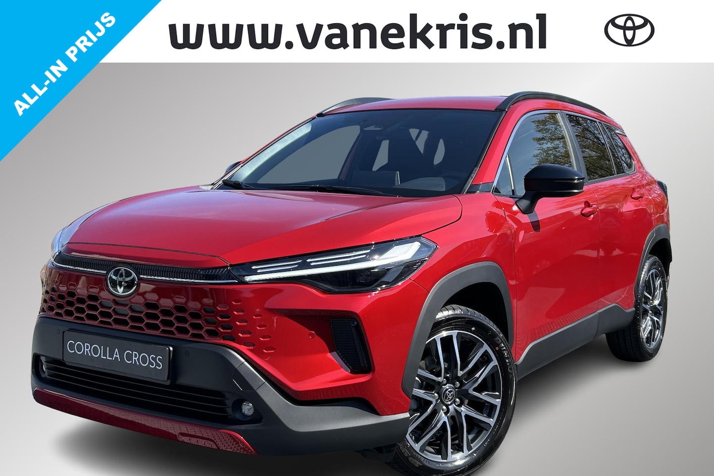 Toyota Corolla Cross - Hybrid 140 Dynamic Hybrid 140 Dynamic, Nieuw en uit voorraad leverbaar met €3.000,- inruilpremie! - AutoWereld.nl