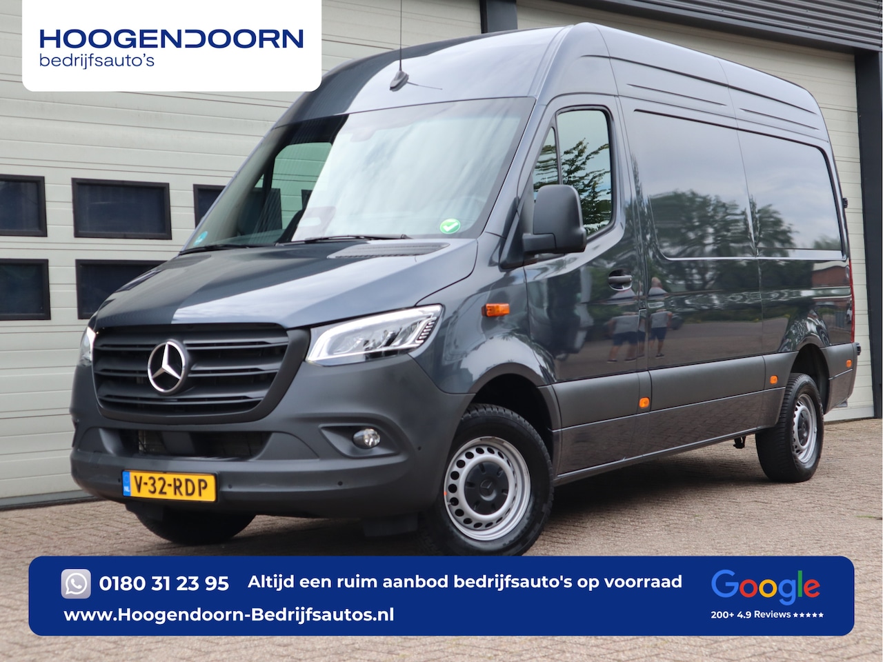 Mercedes-Benz Sprinter - 317 CDI Euro 6 Automaat RWD - L2H2 - MBUX - Camera - LED - Cruise - AutoWereld.nl