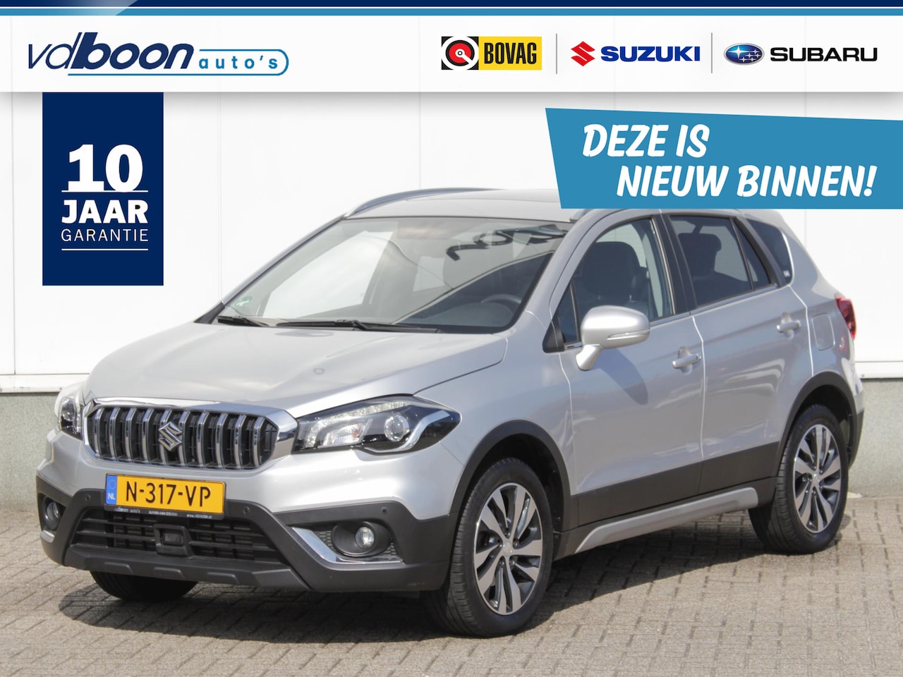 Suzuki S-Cross - 1.4 Boosterjet Style Smart Hybrid | Navi | Leder | Panodak | Adap. Cruise - AutoWereld.nl