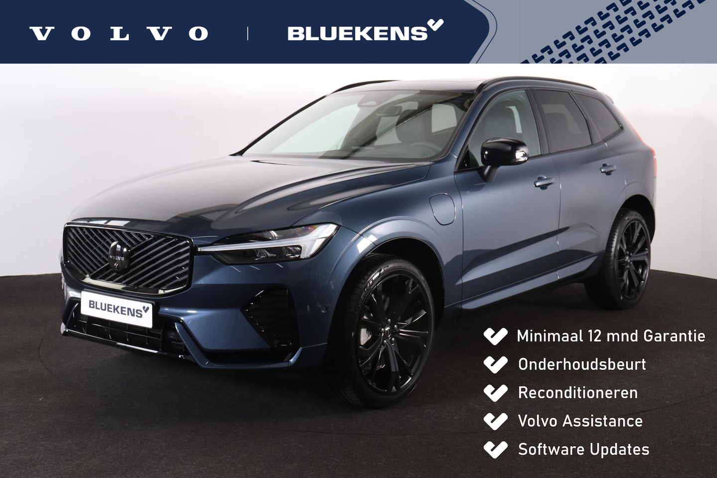 Volvo XC60 - T6 Recharge AWD Plus Black Edition - Panorama/schuifdak - IntelliSafe Assist & Surround - - AutoWereld.nl