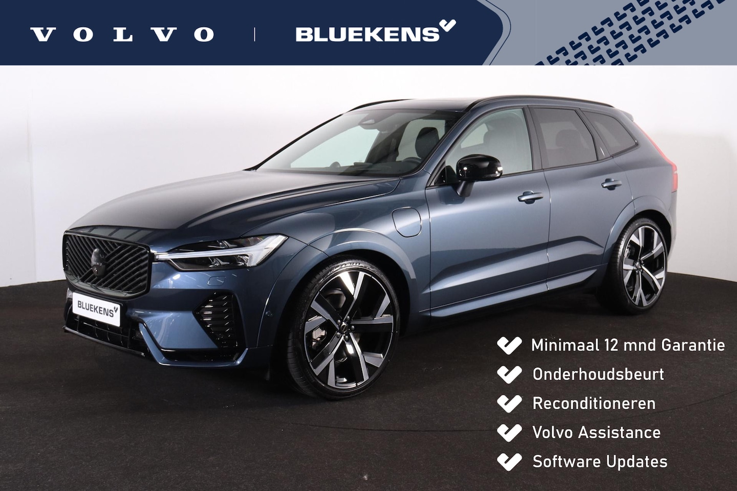 Volvo XC60 - T8 Recharge AWD Plus Black Edition - Luchtvering - Panorama/schuifdak - IntelliSafe Assist - AutoWereld.nl