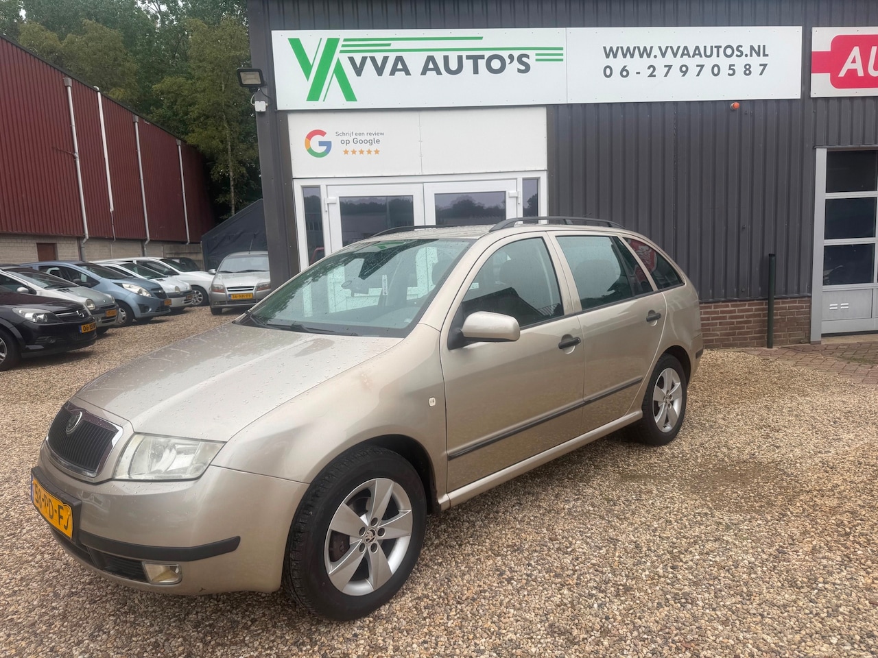Skoda Fabia Combi - 1.4 AUTOMAAT airco, cruise control , trekhaak, APK 06-2027! - AutoWereld.nl