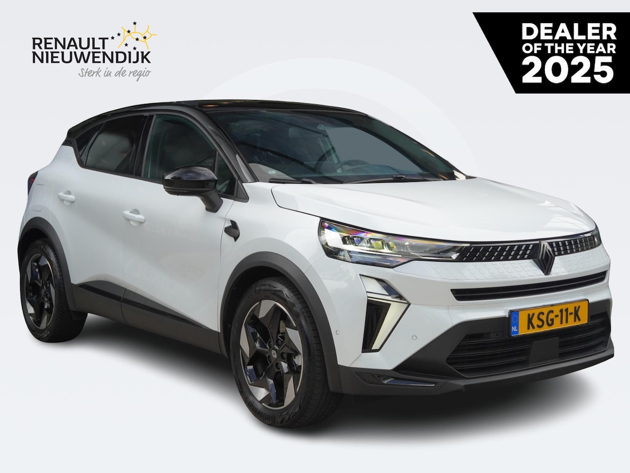Renault Captur - 1.8 E-Tech full hybrid 160 techno AUTOMAAT / NAVI / PDC 360 / ADAPT. CRUISE / CLIMATE / KE - AutoWereld.nl