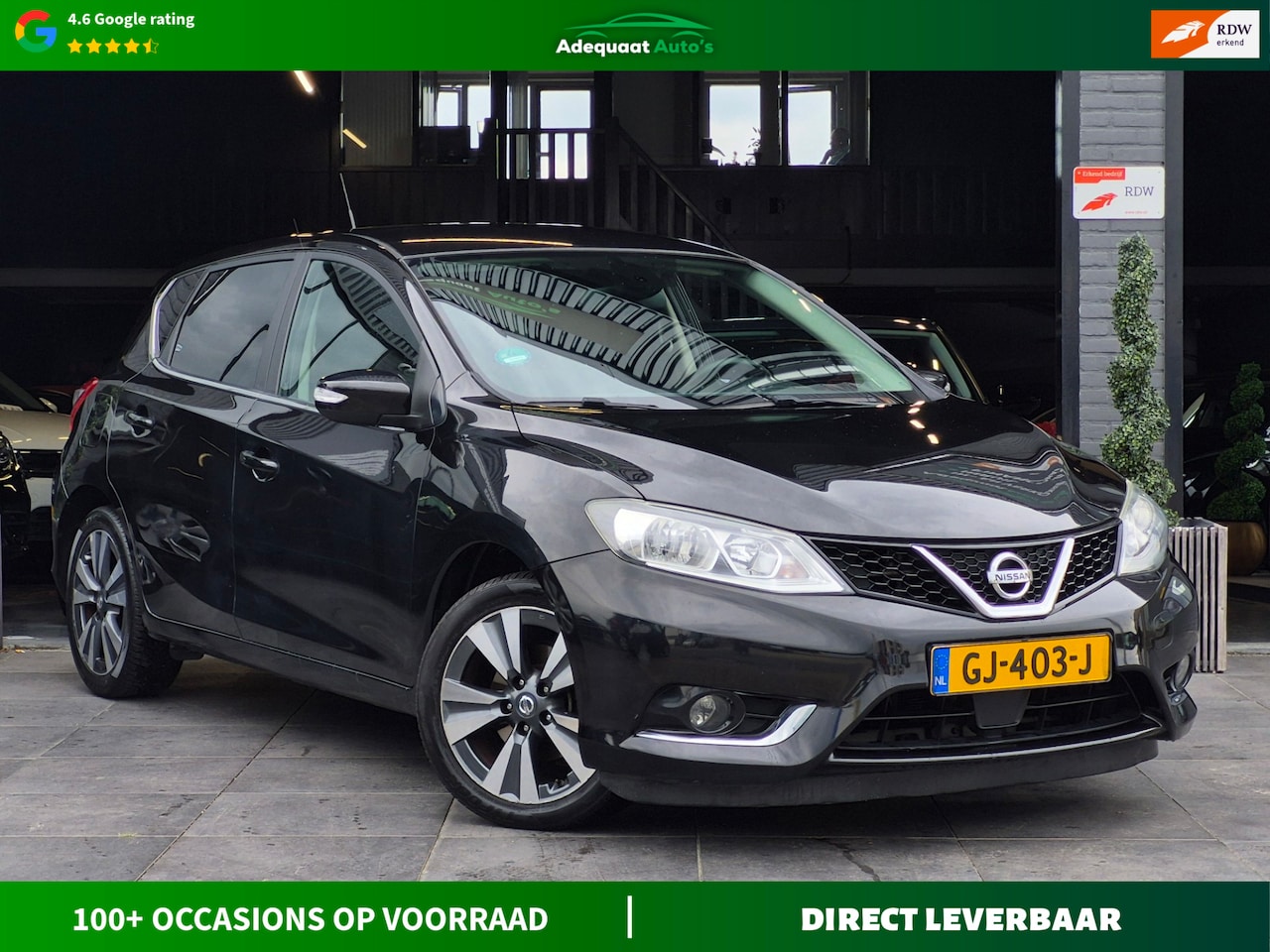 Nissan Pulsar - 1.2 DIG-T Connect Edition|Trekhaak|Camera|Airco - AutoWereld.nl