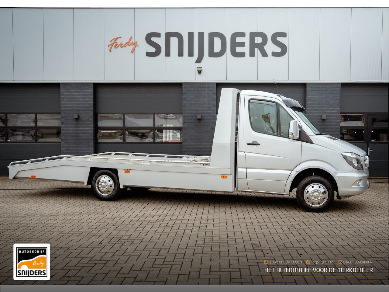 Mercedes-Benz Sprinter - 518 3.0 CDI V6 TIJHOF OPRIJWAGEN | Elektr.lier | Navigatie - AutoWereld.nl