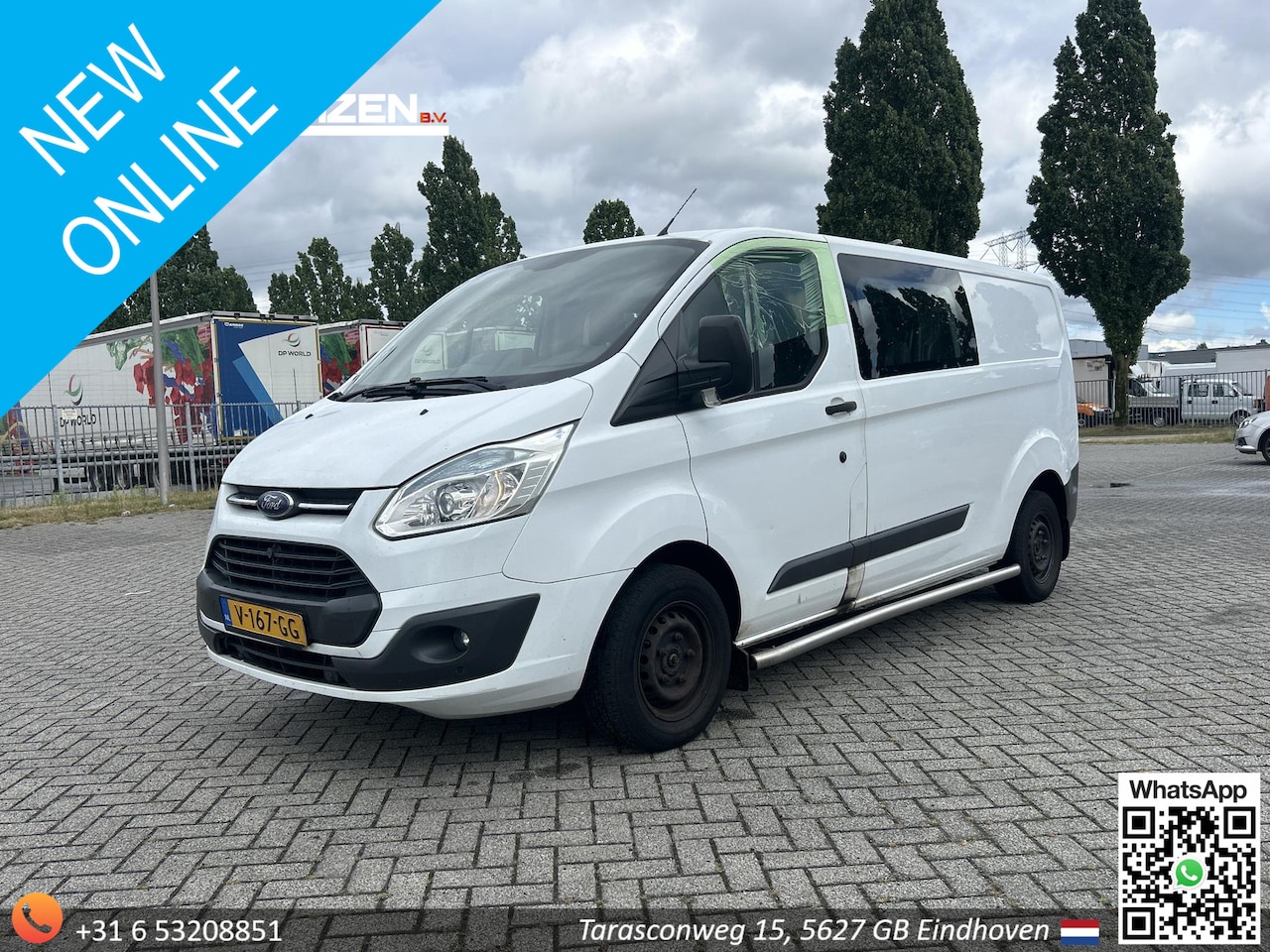 Ford Transit Custom - 290 2.2 TDCI L2H1 Ambiente Dubbel Cabine | € 5.450,- NETTO! | Cruise | Airco | Bijrijdersb - AutoWereld.nl