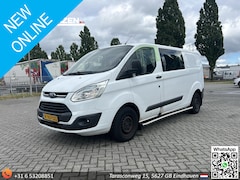 Ford Transit Custom - 290 2.2 TDCI L2H1 Ambiente Dubbel Cabine | € 5.450, - NETTO | Cruise | Airco | Bijrijdersb