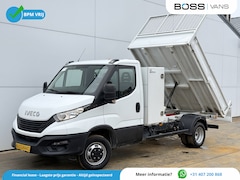 Iveco Daily - 35C16 3.0 L4 Kipper Dubbellucht Airco Cruise Control 3.5T Trekhaak Lederen bekleding Benne
