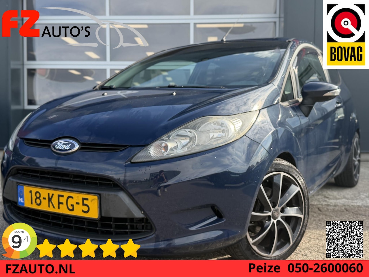 Ford Fiesta - 1.4 Trend Automaat - Airconditioning - Cruise Control - Lichtmetalen Velgen - Trekhaak - AutoWereld.nl