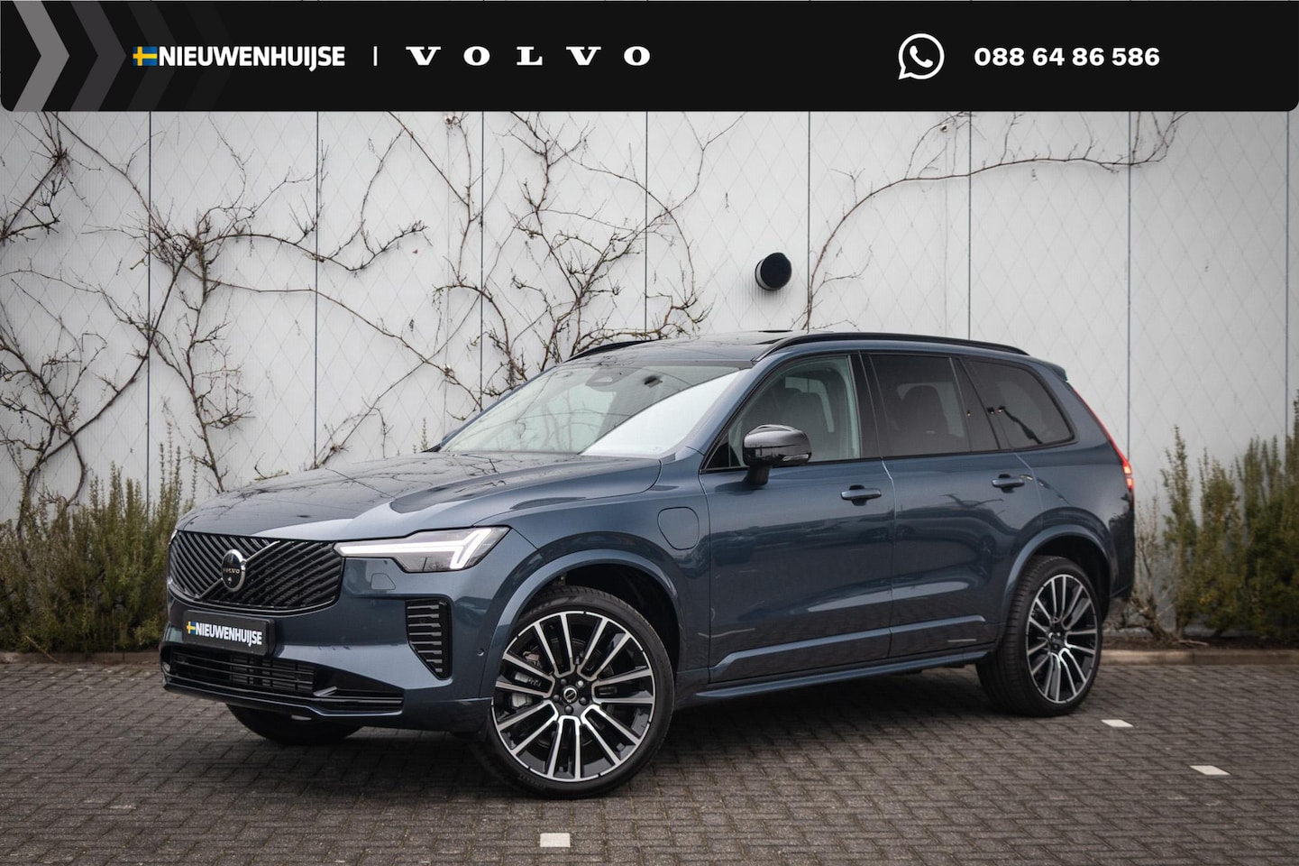 Volvo XC90 - 2.0 T8 Plug-in hybrid AWD Ultra Dark | Adaptieve Cruise Control | Luchtvering | Bowers & W - AutoWereld.nl