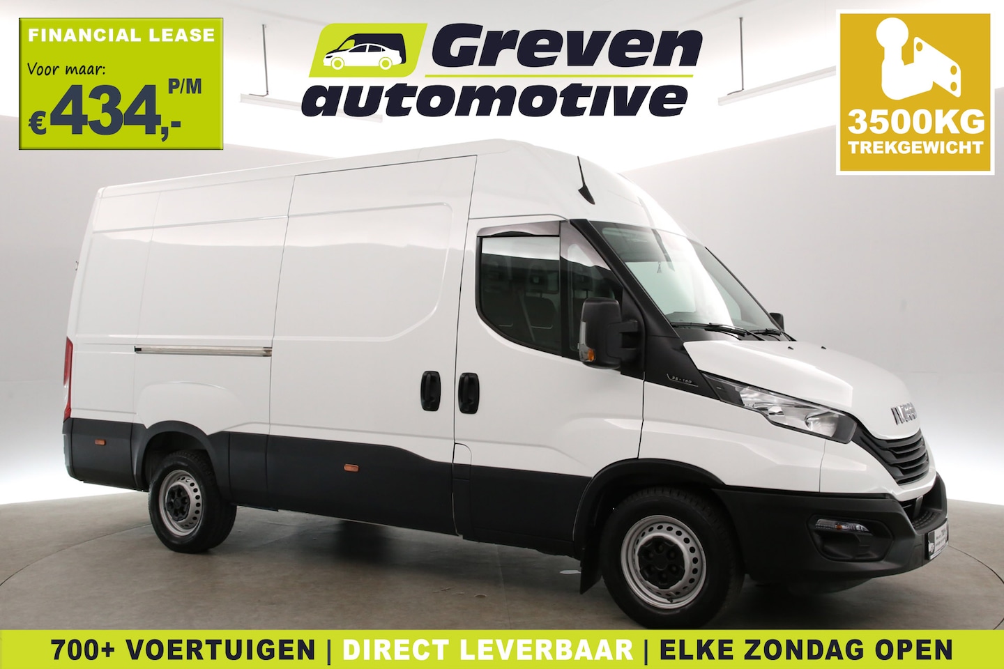 Iveco Daily - 2.3 160PK L2H2 | 3500KG Trekgew. | Clima | 3 Zits | Parkeersens. - AutoWereld.nl