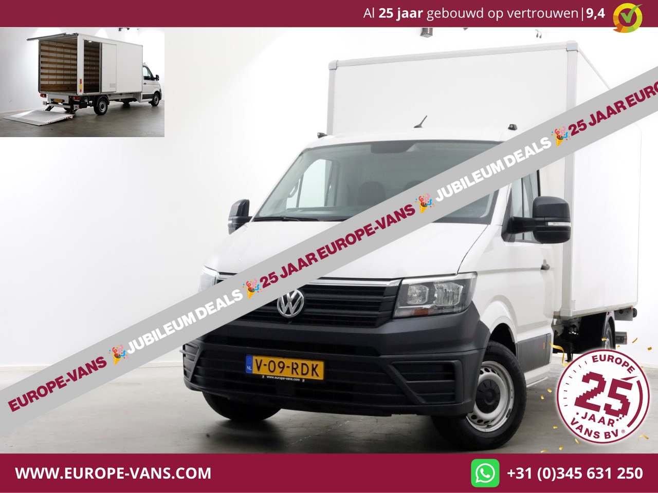 Volkswagen Crafter - 35 2.0 TDI 140pk Bakwagen met laadklep en zijdeur 03-2022 - AutoWereld.nl